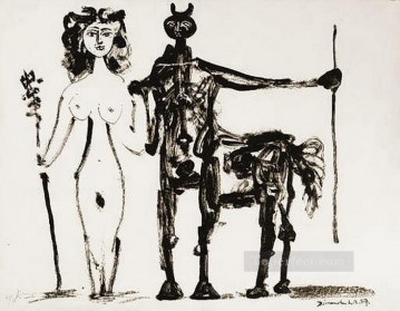 Pablo Picasso Painting - Centauro y Bacante 1947 Pablo Picasso